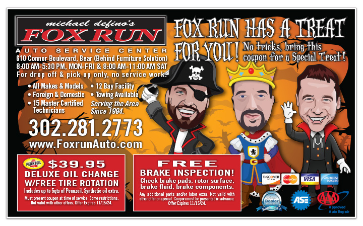 August offers | Fox Run Auto Inc.