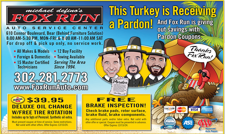 November offers | Fox Run Auto Inc.